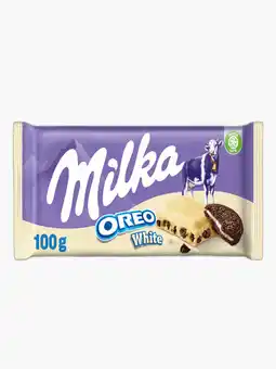 Flink Milka chocoladereep oreo wit 100g aanbieding