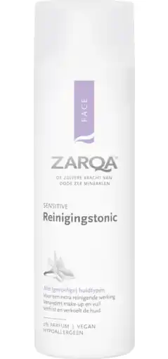 De Online Drogist Zarqa sensitive face reinigingstonic 200ml aanbieding