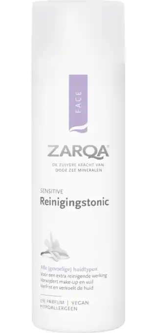 De Online Drogist Zarqa sensitive face reinigingstonic 200ml aanbieding