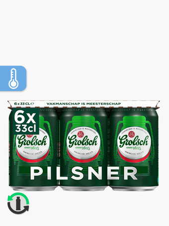 Flink Grolsch 6-pack 33cl aanbieding