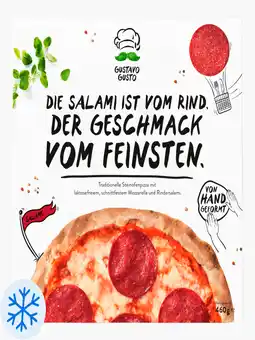 Flink Gustavo gusto pizza salami 460g aanbieding