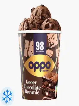 Flink Oppo double chocolate brownie 475ml aanbieding