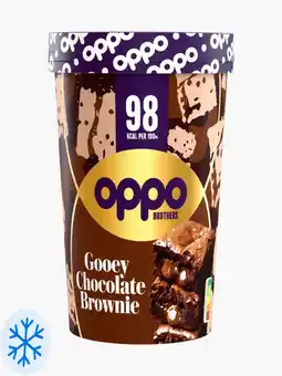 Flink Oppo double chocolate brownie 475ml aanbieding