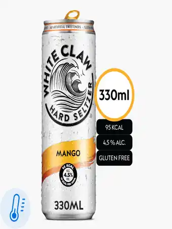 Flink White claw mango 4.5% 330ml aanbieding