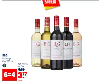 Makro B&G Frankrijk Fles 750 ml aanbieding