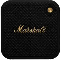 MediaMarkt Marshall willen black and brass aanbieding