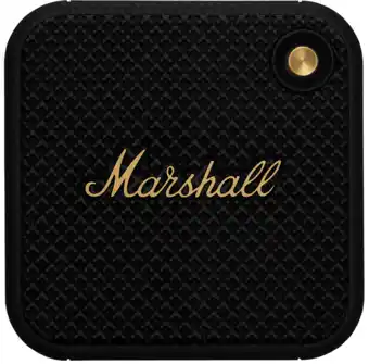 MediaMarkt Marshall willen black and brass aanbieding