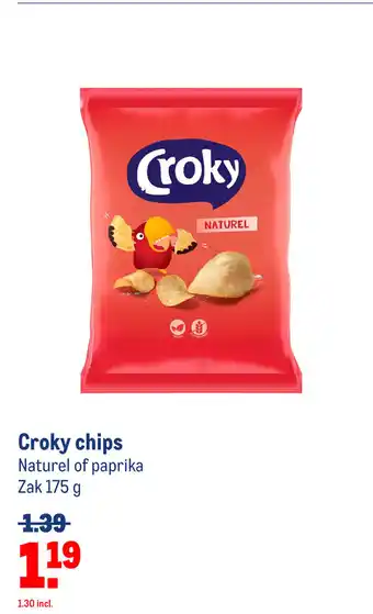 Makro Croky chips aanbieding