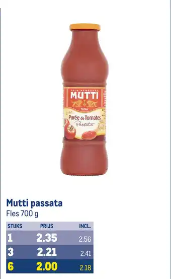 Makro Mutti passata aanbieding