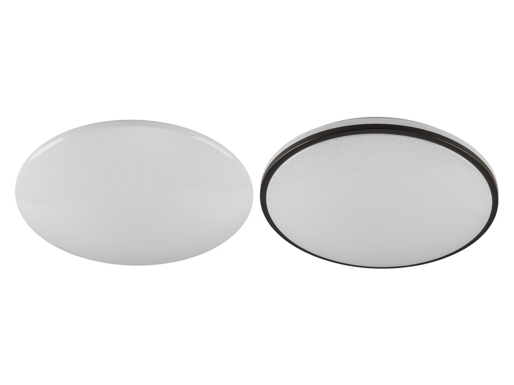 Style home Plafondlamp, 36 W, led-plafondlamp van metaal, diameter 40 x 4 cm, warm wit, 3000 K, moderne ronde lamp voor woonkamer, slaapkamer, kantoor, keuken, hal, hal (zwart Style home Plafondlamp, 36 W, led-plafondlamp van metaal, diameter 40 x 4 cm, warm wit, 3000 K, moderne ronde lamp voor woonkamer, slaapkamer, kantoor, keuken, hal, hal (zwart