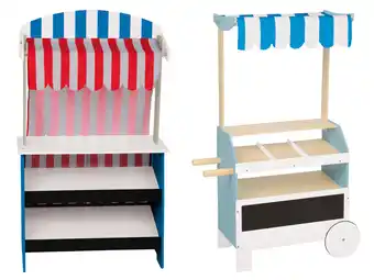 Lidl Playtive houten speelgoedwinkel-/theater aanbieding