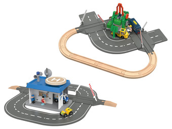 Lidl Playtive houten treinbaan uitbreidingsset aanbieding