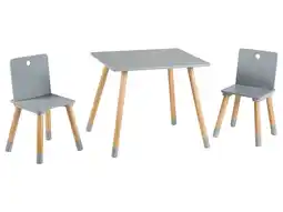 Lidl Roba houten kindertafel met 2 stoeltjes aanbieding