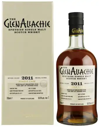 Gall & Gall Glenallachie 10 years ruby port pipe single cask aanbieding