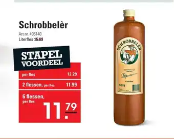 Sligro Schrobbelèr 6 flessen aanbieding