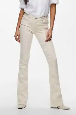 Wehkamp Only flared jeans onlblush ecru aanbieding