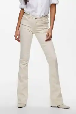 Wehkamp Only flared jeans onlblush ecru aanbieding