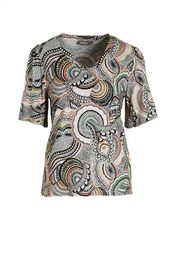 Wehkamp Geisha t-shirt jazz met all over print multi aanbieding