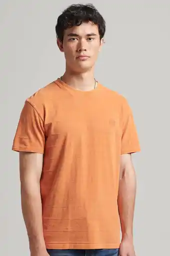 Wehkamp Superdry regular fit t-shirt sun baked orange aanbieding