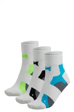 Wehkamp Xtreme fietssokken - set van 3 wit/grijs/multi aanbieding