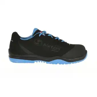 Welkoop Sixton peak cuban - werkschoenen - zwart/blauw aanbieding