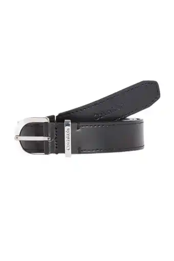 Wehkamp Calvin klein leren riem zwart aanbieding