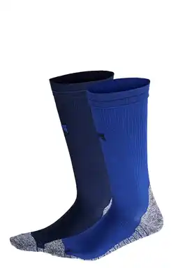 Wehkamp Xtreme compressie hardloopsokken - set van 2 blauw aanbieding