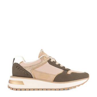 Wehkamp Graceland sneakers beige/groen aanbieding