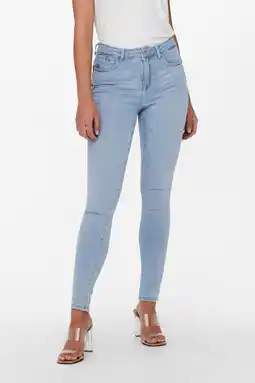 Wehkamp Only push-up skinny jeans onlpower light blue denim aanbieding
