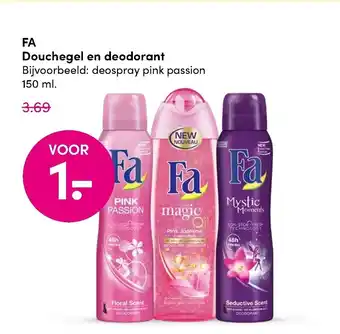 DA Fa Douche of deodorant 150 ml aanbieding