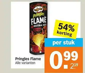 Albert Heijn Pringles Flame 54% Korting aanbieding