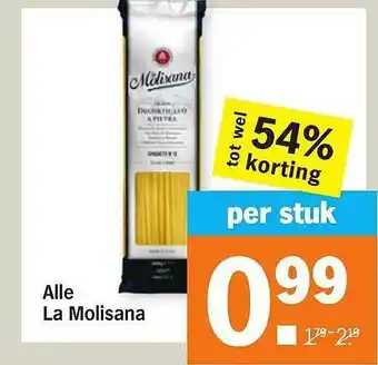 Albert Heijn Alle Molisana Tot Wel 54% Korting aanbieding