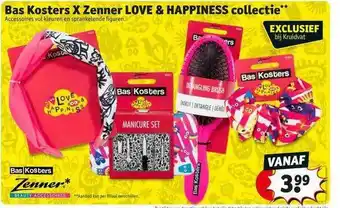 Kruidvat Bas Kosters X Zenner Love & Happiness Collectie aanbieding