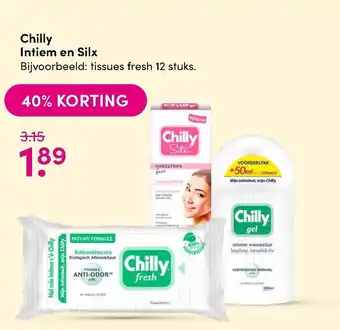 DA Chilly intiem en Silx aanbieding