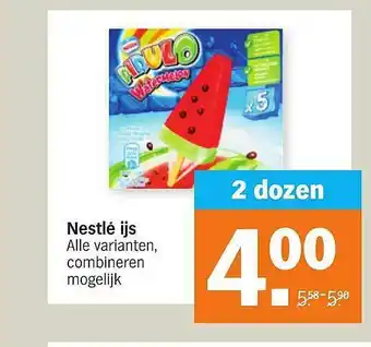 Albert Heijn Nestlé Ijs aanbieding