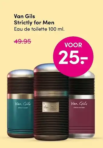 DA Van Gils Strictly for Men 100 ml aanbieding