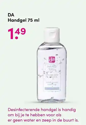 DA DA Handgel 75 ml aanbieding