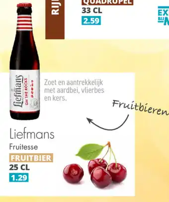 Mitra Liefmans Fruitesse 250 ml aanbieding