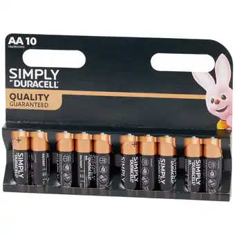 Action Duracell simply batterijen aa aanbieding