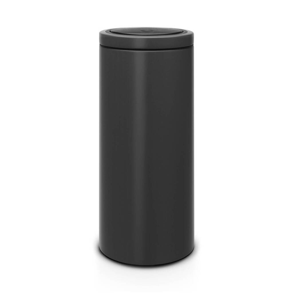 Brabantia touch bin flat top afvalemmer 30 liter met kunststof
