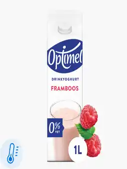 Flink Optimel drinkyoghurt framboos 1l aanbieding