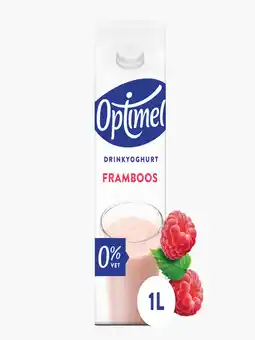 Flink Optimel drinkyoghurt framboos 1l aanbieding