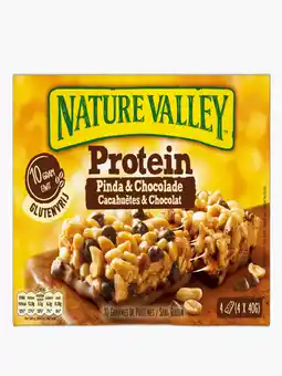 Flink Nature valley protein pinda & chocolade 4st. aanbieding