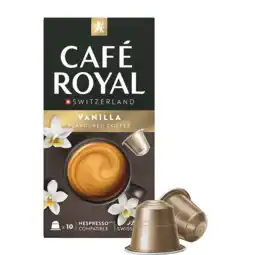 Koffievoordeel.nl Café royal - vanilla - 10 cups aanbieding