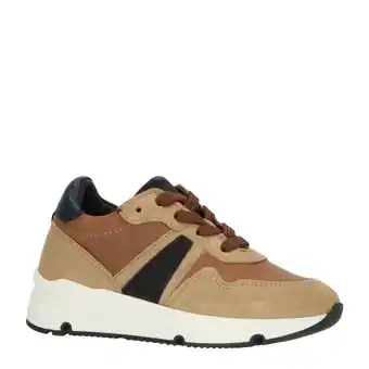 Wehkamp Pinocchio   leren sneakers beige aanbieding