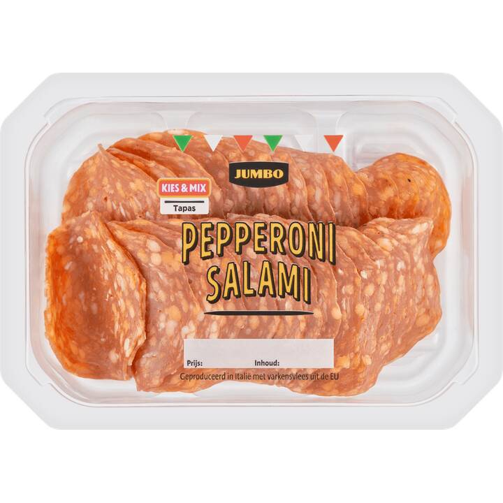 Jumbo pepperoni salami 50g aanbieding bij Jumbo