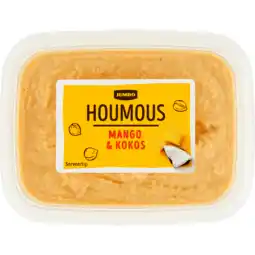 Jumbo Jumbo houmous mango & kokos 200g aanbieding