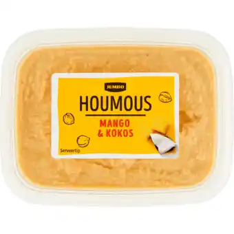 Jumbo Jumbo houmous mango & kokos 200g aanbieding