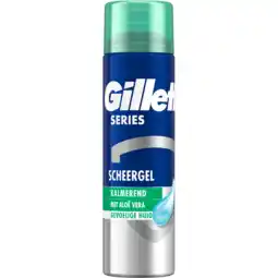 Jumbo Gillette series verzachtende scheergel, 200ml aanbieding