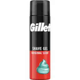 Jumbo Gillette classic scheergel originele geur, 200ml aanbieding